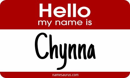 Hello my name is Chynna png download