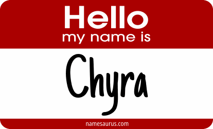 Hello my name is Chyra png download