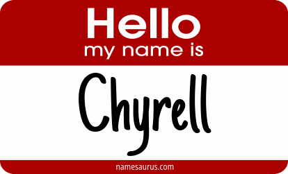Hello my name is Chyrell png download