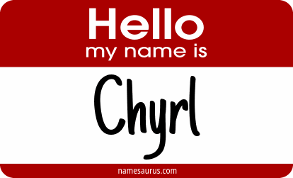 Hello my name is Chyrl png download
