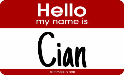 Hello my name is Cian png download