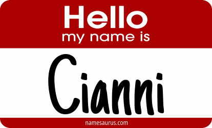 Hello my name is Cianni png download