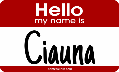 Hello my name is Ciauna png download