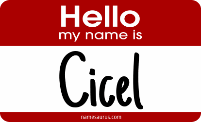Hello my name is Cicel png download