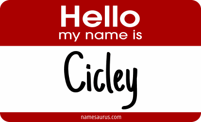 Hello my name is Cicley png download