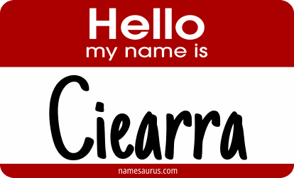 Hello my name is Ciearra png download