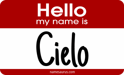 Hello my name is Cielo png download