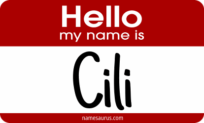Hello my name is Cili png download