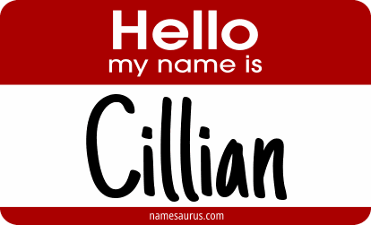 Hello my name is Cillian png download