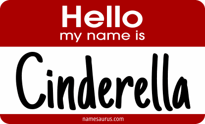 Hello my name is Cinderella png download