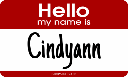 Hello my name is Cindyann png download