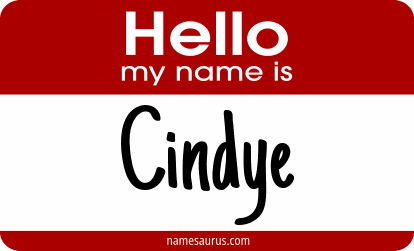 Hello my name is Cindye png download
