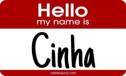 Hello my name is Cinha png download