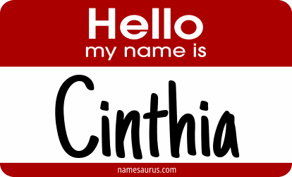 Hello my name is Cinthia png download