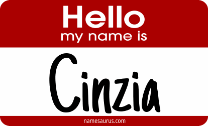 Hello my name is Cinzia png download