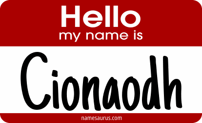 Hello my name is Cionaodh png download