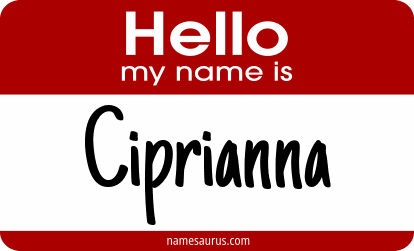 Hello my name is Ciprianna png download