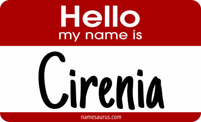 Hello my name is Cirenia png download