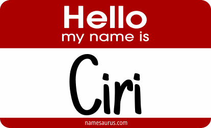 Hello my name is Ciri png download