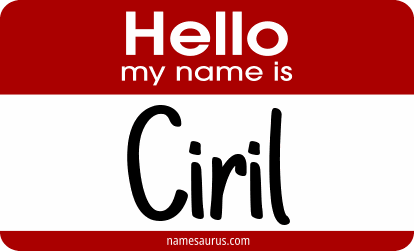 Hello my name is Ciril png download