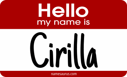 Hello my name is Cirilla png download