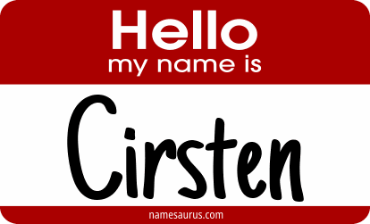 Hello my name is Cirsten png download