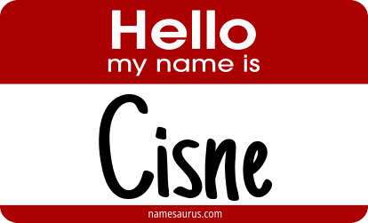 Hello my name is Cisne png download