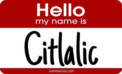 Hello my name is Citlalic png download