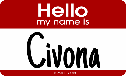 Hello my name is Civona png download