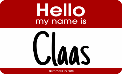 Hello my name is Claas png download