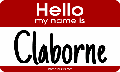 Hello my name is Claborne png download
