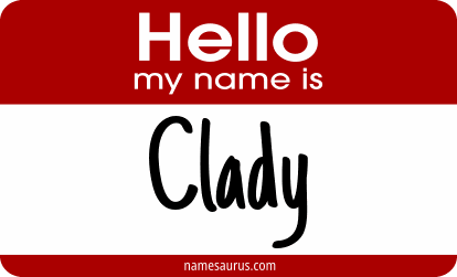 Hello my name is Clady png download