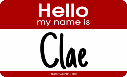 Hello my name is Clae png download