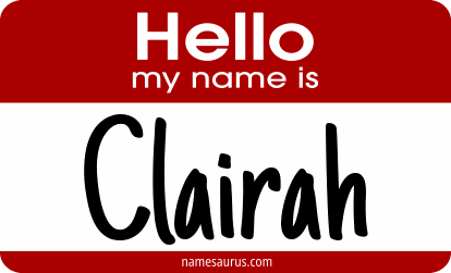 Hello my name is Clairah png download