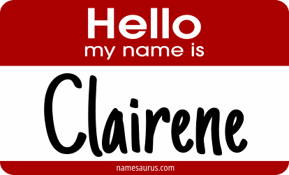 Hello my name is Clairene png download