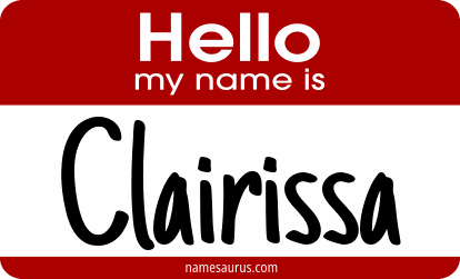 Hello my name is Clairissa png download