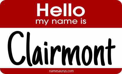 Hello my name is Clairmont png download
