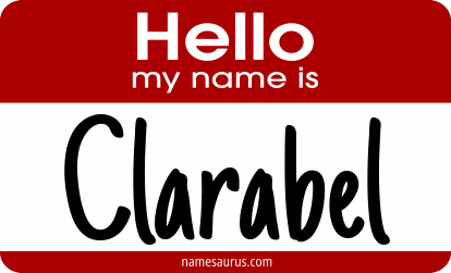 Hello my name is Clarabel png download