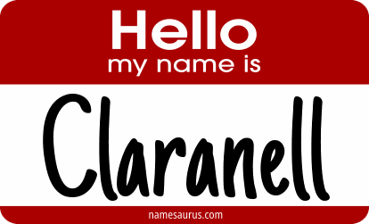 Hello my name is Claranell png download