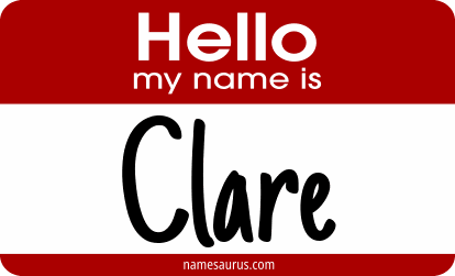 Hello my name is Clare png download