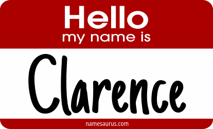 Hello my name is Clarence png download