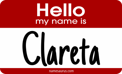 Hello my name is Clareta png download