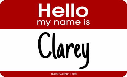 Hello my name is Clarey png download