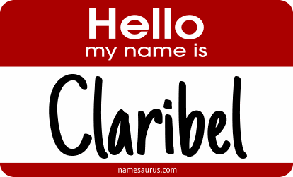 Hello my name is Claribel png download
