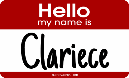 Hello my name is Clariece png download