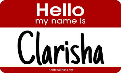 Hello my name is Clarisha png download