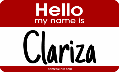 Hello my name is Clariza png download