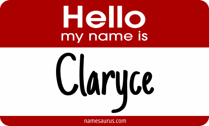 Hello my name is Claryce png download