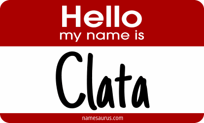 Hello my name is Clata png download