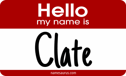 Hello my name is Clate png download